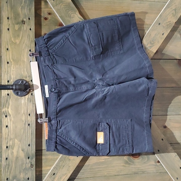 NWT MENS SAVANE HIKING CARGO SHORTS SIZE 42 TECH POCKETS WORKING ZIPPER - Picture 1 of 5